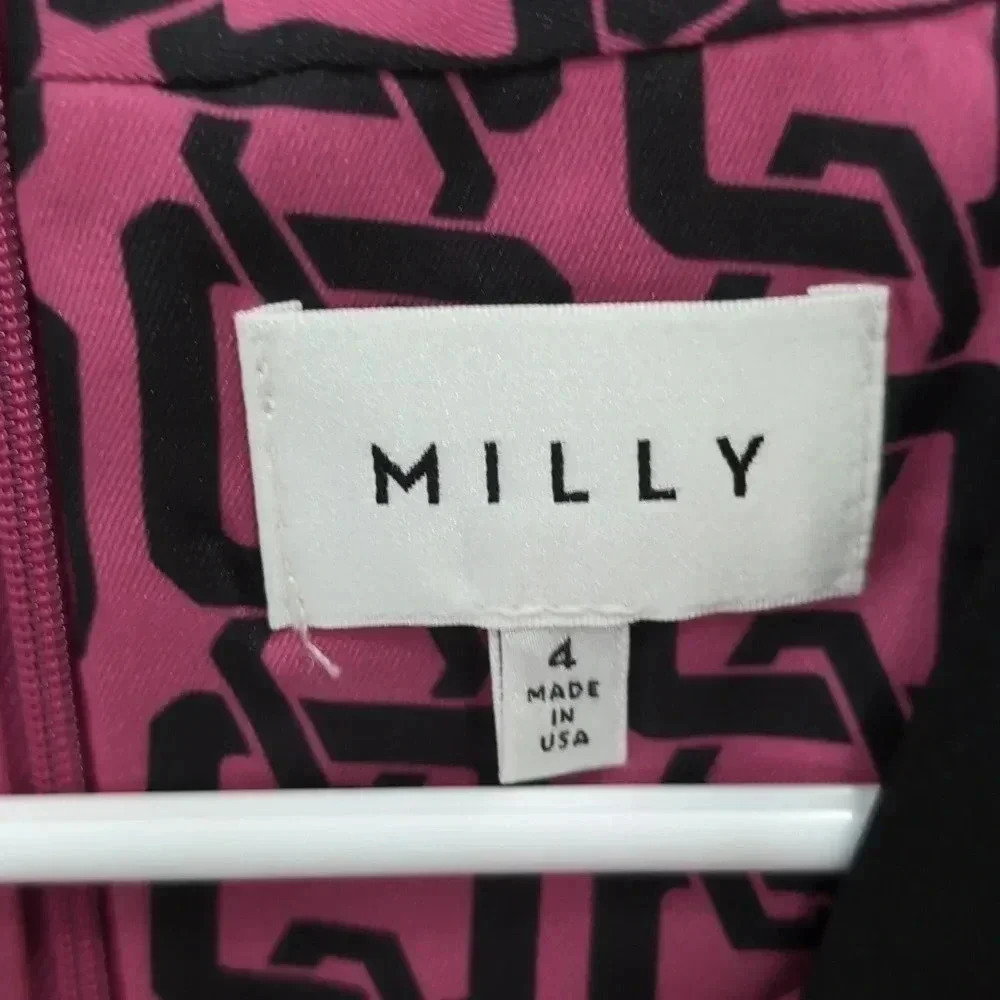 MILLY Julia Chain Print Mini Dress - Picture 5 of 11